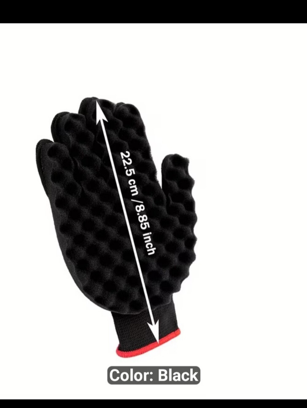 NEW 4 Piece Curling Sponge Set-gloves, metal brush pick, twist comb. Men/Women - Picture 8 of 11